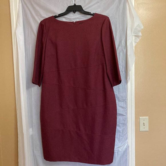 Preston & York Dresses Preston York Women 8 Burgundy Dress Poshmark